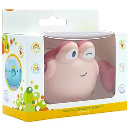 Іграшка для ванни Baby Team Краб (9040_рожевий) - мініатюра 5