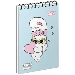 Зошит для записів Yes А7/80 од.спіраль Esther Bunny: Love On ВДЛ