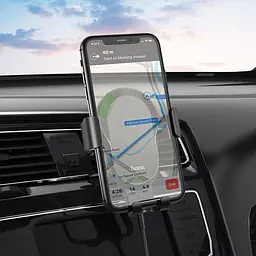 Автотримач з бездротовою зарядкою Hoco CA105 Guide 15W Car Wireless Charger (762443) [82043] - мініатюра 6