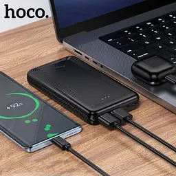 Зовнішній акумулятор Hoco J165 Balance 10000mAh 10W Black [161349] - мініатюра 7