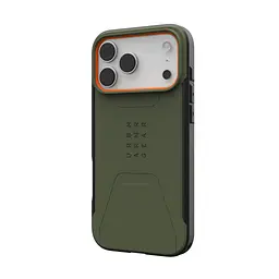 Чохол до мобільного телефона UAG iPhone 17 Pro Max Civilian MagSafe Olive/Orange (114546117297) - мініатюра 3