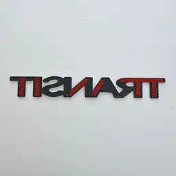 Емблема напис Transit скотч 285 x 38 мм 2000-2007 - мініатюра 2