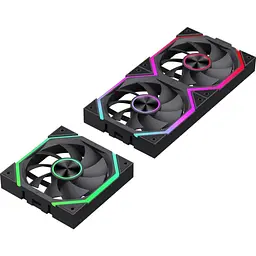 Комплект вентиляторов GameMax FN12A-N2 WL AURA PWM 3*120мм - мініатюра 4