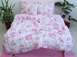 Комплект постільної білизни з компаньйоном (R-T9244) Євро TAG tekstil pbe0037045 - мініатюра 1