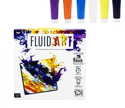 Набір креативної творчості "Fluid ART" FA-01-01-2-3-4-5, 5 видів FA-01-01