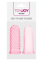 Насадка на палець Toy Joy Sexy Finger Ticklers 2 шт. рожевий - мініатюра 2