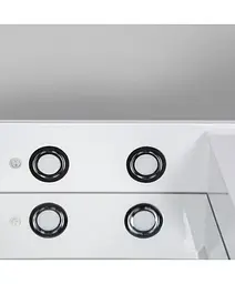 Дзеркало Мойдодир з шафкою СТ-60 з яскравою LED-підсвіткою, Білий - мініатюра 4