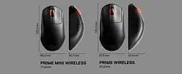 Миша SteelSeries Prime Wireless Black (62593) [87271] - мініатюра 5