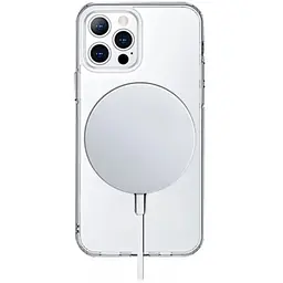 Чохол-накладка Magnetic Case for iPhone 13 Pro Clear прозорий - мініатюра 2