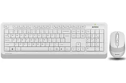 Комплект бездротовий A4tech Fstyler FG1010, білий+Grey, клавіатура+миша