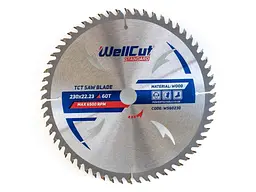 Диск пильний WellCut 230мм 22,23мм 60Т