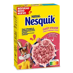 Готовий сухий сніданок Nestle Nesquik Strawberry з вітамінами та залізом 310 г - мініатюра 2