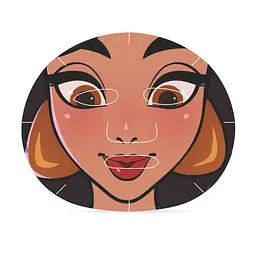 Тканинна косметична маска для обличчя Mad Beauty Принцеси Дісней Жасмін 25 мл - мініатюра 2