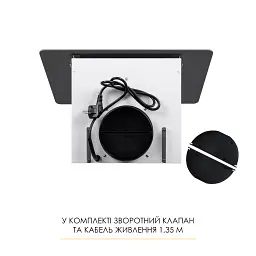 Витяжка декоративна похила Weilor Aura WDS 63 White - мініатюра 10