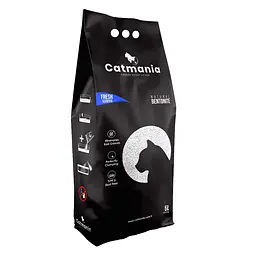 Наповнювач бентонітовий для котячого туалету Catmania Fresh + блакитні гранули 5 л