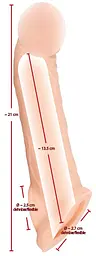 Насадка Penis Sleeve реалістичний помічник You2Toys 42-05329830000 88380 - мініатюра 2