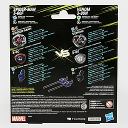 Іграшка-дзиґа Hasbro Beyblade X Marvel з пусковим пристроєм Spider-man 3-60F vs Venom 3-80N (G0278_G0288) - мініатюра 6