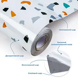 Плівка Sticker Wall на самоклейці 60см х 3м SW-00002412 - мініатюра 2