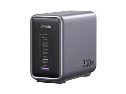 Мережевий зарядний пристрій UGREEN CD333 Nexode 300 W GaN Wall Charger Gray (90903B)