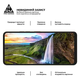 Захисне скло на ZTE Nubia Music з олеофобним покриттям, Pro, повне проклеювання, антистатичний і пиловідштовхуючий шар, 9H, самоклеючеся, 2.5D, на весь екран, антистатичний клей, ArmorStandart (ARM78904) - мініатюра 4