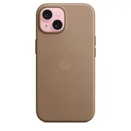 Чохол CasePro FineWoven Case with MagSafe Taupe для iPhone 15 - мініатюра 2