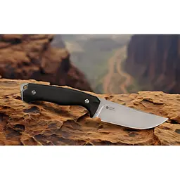 Ніж фіксований мисливський Ruike F186-MB, (11.8 см) D2 / Micarta чорний - мініатюра 13