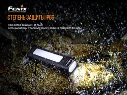 Ручний акумуляторний мультиліхтар Fenix WT16R з магнітом (Чорний) - мініатюра 10
