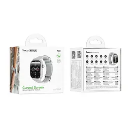 Смарт-годинник Hoco Y33 51mm, 200 mAh, Smart sports watch (call version) Silver (6942007660822) - мініатюра 2