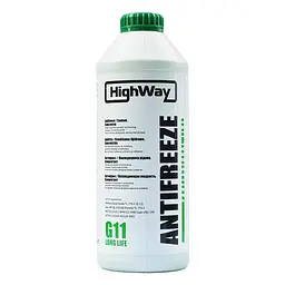 Антифриз HighWay G11 концентрат зелений 1,5л 10024 - мініатюра 1