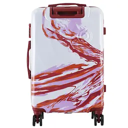 Валіза середня Semi Line 24 дюйми (M) дюйми (M) Polycarbonate/ABS-Plastic White/Red Print (T5654-2) - мініатюра 4