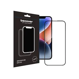Скло захисне BeCover Apple iPhone 15 Pro Max Black (710594)