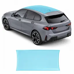 Антигравійна захисна бронеплівка за лекалами для BMW 1 Series F70 2024- зона даху
