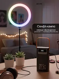 Павербанк 50000 mAh з швидкою зарядкою KPG POWER BANK Soonest Fast Charging пауербанк, павер банк, умб, powerbank Fast Type-C In /Out: 4 USB 5V/2A повербанк для роутера 50000, Чорний - мініатюра 7