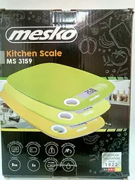 Ваги кухонні Mesko MS 3159 green - мініатюра 8