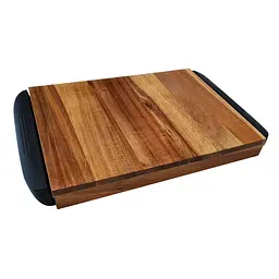 Дошка для нарізання Bergner Natural 38х24,5 см акація (BG-4926) 38 см - мініатюра 3