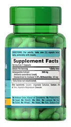 Натуральна добавка Puritan's Pride Ashwagandha Standardized Extract 300 mg 50 капсул - мініатюра 2