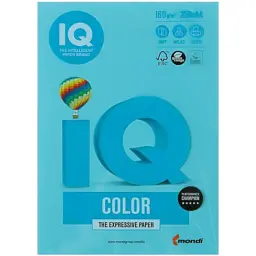 Папір Mondi IQ color А4 intensive, 160g 250sh Blue (MB30/A4/160/IQ)
