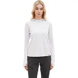 Термофутболка жіноча Turbat Hike Lite LS Hood Women S Світло-сірий