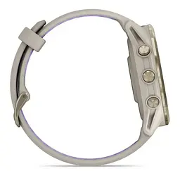 Смарт-годинник Garmin Forerunner 970 French Gray Soft Gold Titanium with French Gray/Translucent Indigo Silicone with Soft Gold Buckle (010-02969-62) - мініатюра 5