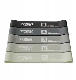 Набір резинок для фітнесу Trex Sport TX-065RBG 1-18кг - мініатюра 3