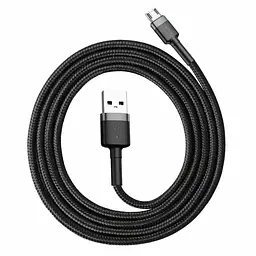 Кабель Baseus Cafule Micro USB 3m (CAMKLF-HG1) Gray/Black [69673] - мініатюра 5