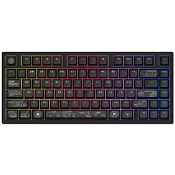 Ігрова бездротова клавиатура Dark Project ALU81 Terra Nova ENG/UA (DPKB_NOVA_81_ANSI_BLACK_UA) - мініатюра 2