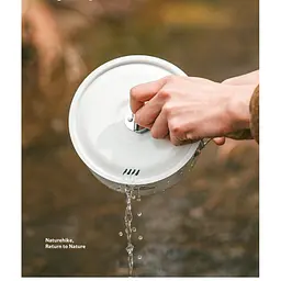 Каструля із керамічним антипригарним покриттям Naturehike CNK2450CF013, 1.7 л, алюміній - мініатюра 8