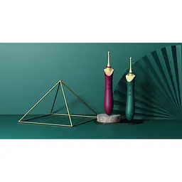 Вібратор Zalo Bess Pin Point Vibrator Вишуканий для клітора з насадками, 22х3.3 см чорний - мініатюра 13