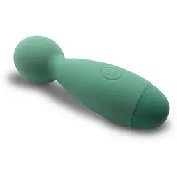 Міні-вібромасажер Wooomy Smally Mini Wand Turquoise - мініатюра 2