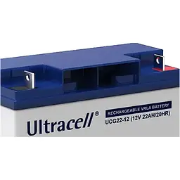 Акумулятор Ultracell UCG22-12 GEL 12V (12V/22Ah/264Wh) [112151] - мініатюра 2
