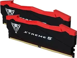 Пам'ять 16Gb x 2 (32Gb Kit) DDR5, 6400 MHz, Viper Xtreme 5, Black/Red Patriot teh0023963 - мініатюра 2