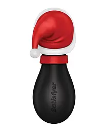 Вакуумний стимулятор клітора Satisfyer Penguin Holiday Edition (чорний) - мініатюра 3