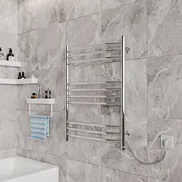 Електрична Сушарка для рушників Kosser Трапеція Еліт 800x600/11 ЕR ДТЕ05ER, Хром, Праве - мініатюра 6