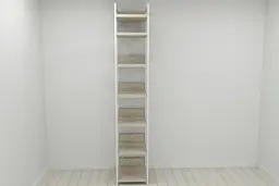 Шафа Гардероб Уні секція 4 серії Конект Ferrum-decor 220x40x50см Білий метал ДСП Дуб Сонома 32 мм (FRD-104557) - мініатюра 8